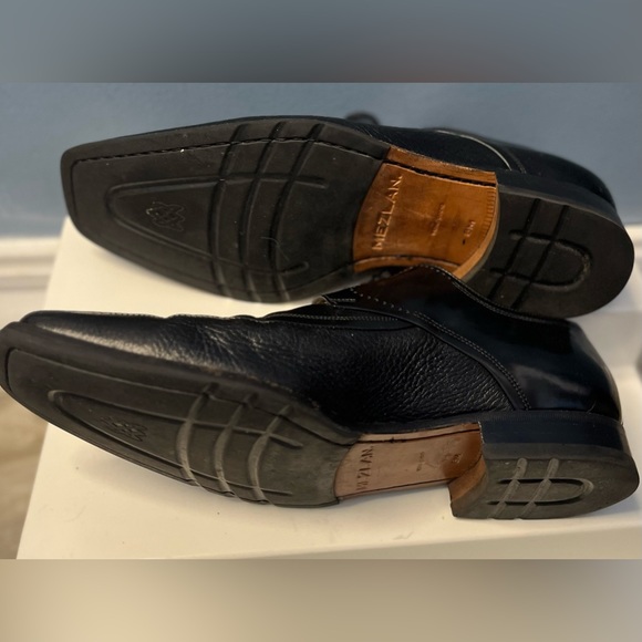 Mezlan Mens Black Leather Lace Up Shoes in Great Condition!! - Picture 9 of 12